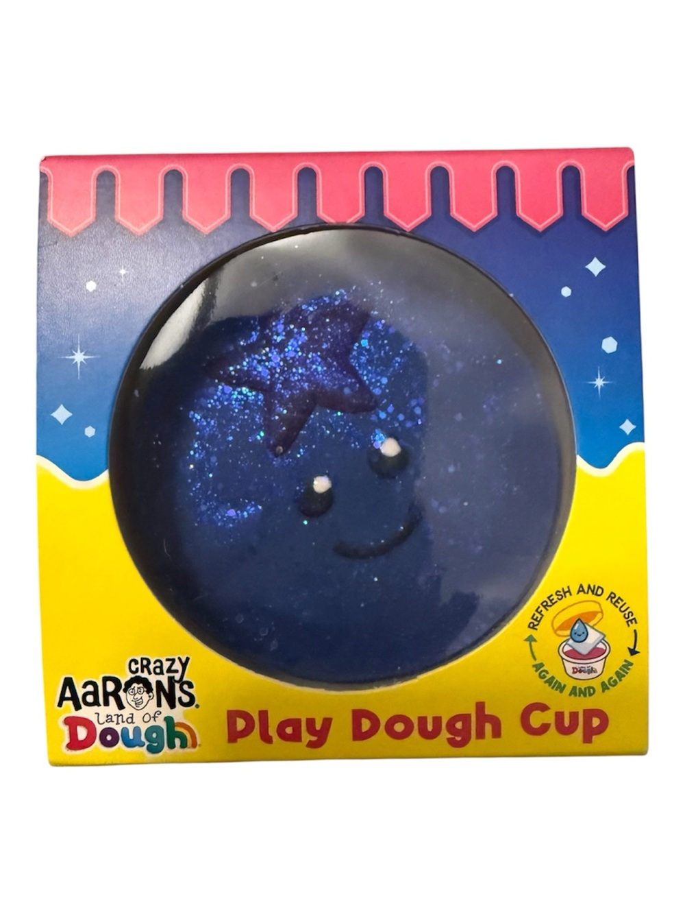 Crazy Aaron’s Blue Glitter Play Dough Cup – Sparkling Sensory Dough